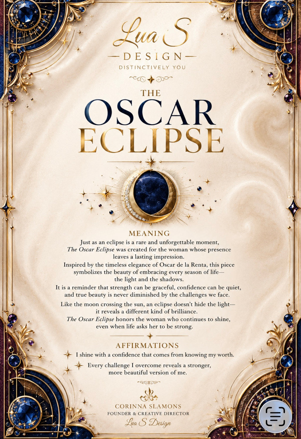 Oscar de la Renta “The Oscar Eclipse”