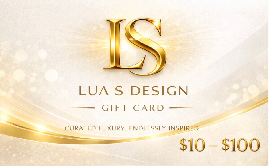 $10-$100 Digital Gift Card – Lua S Design