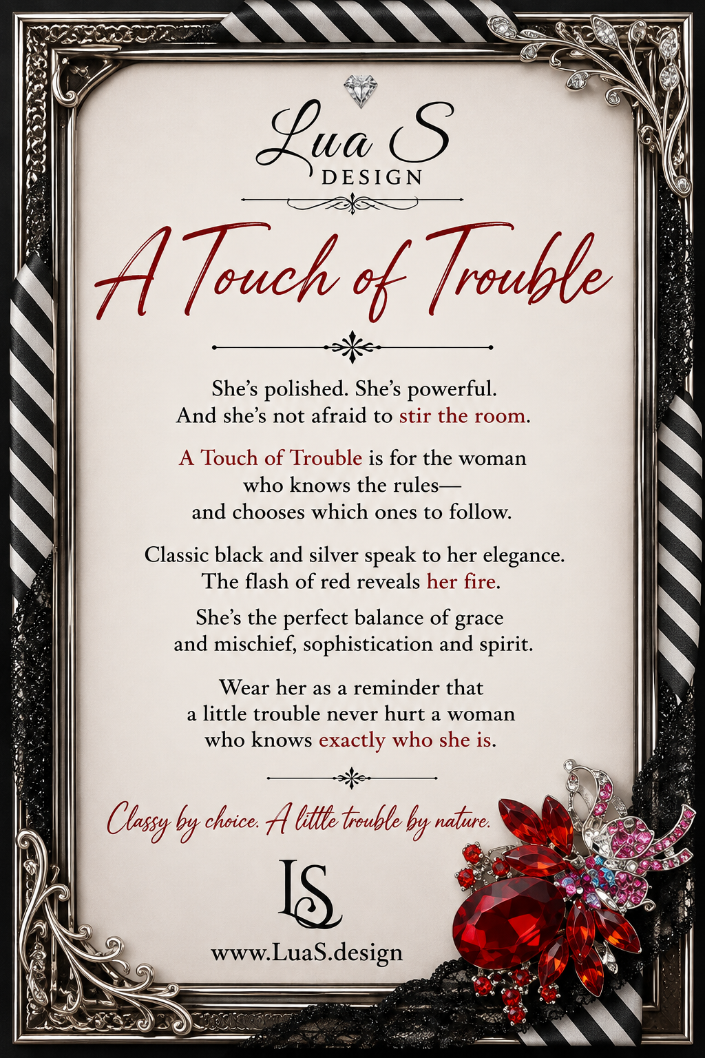 Nautica tie “A Touch of Trouble”