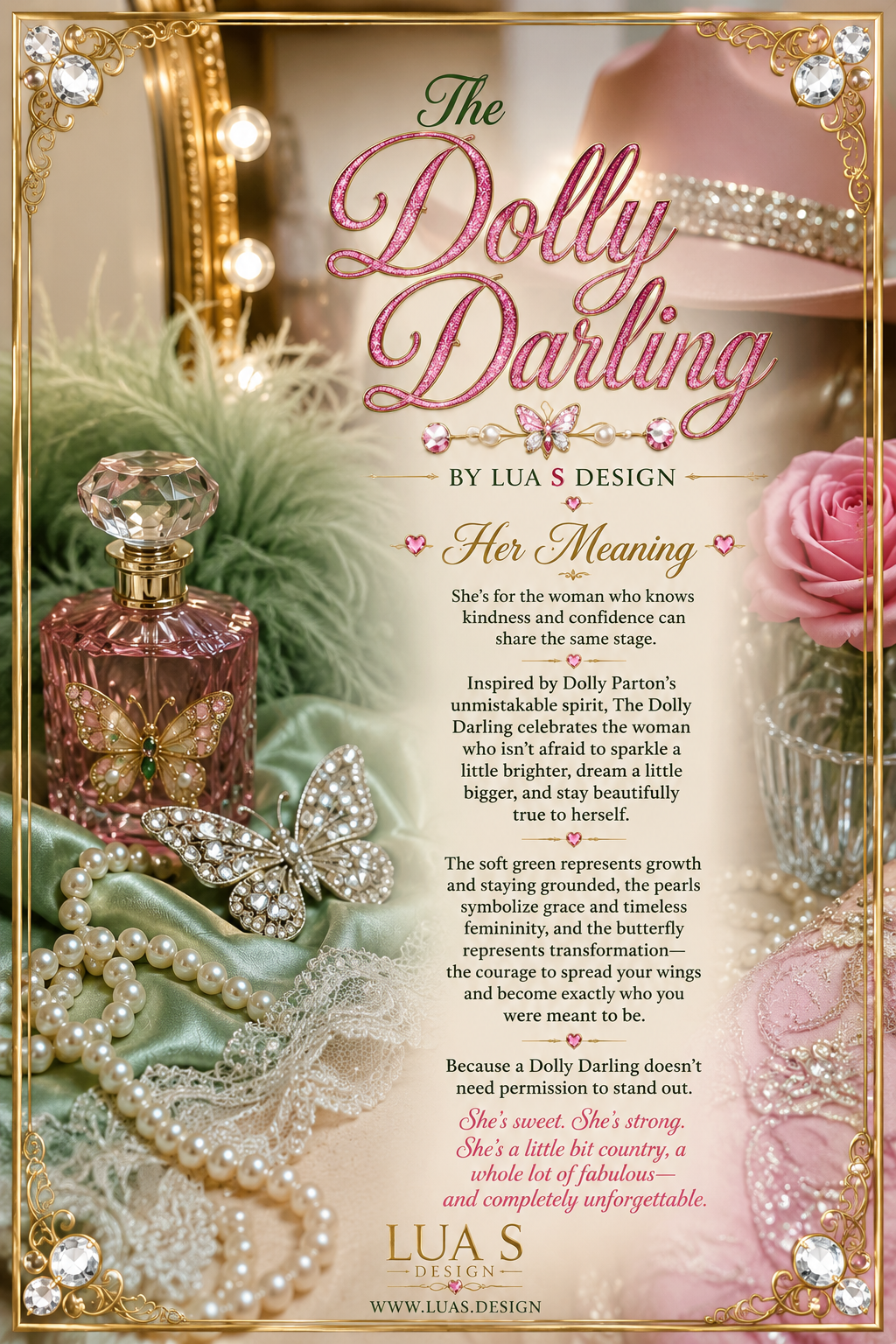 DKNY tie “The Dolly Darling”