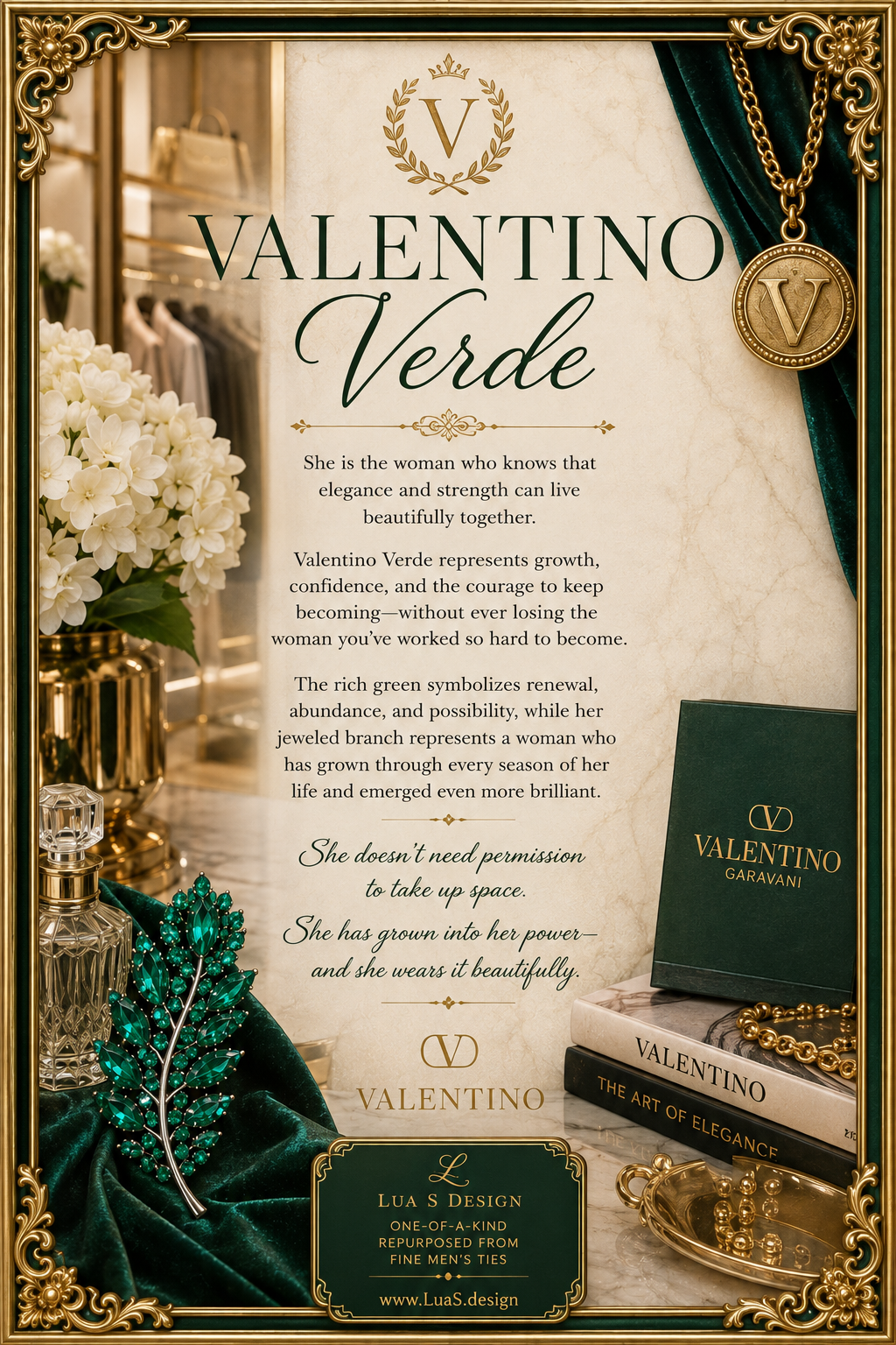 Valentino tie “Valentino Verde”
