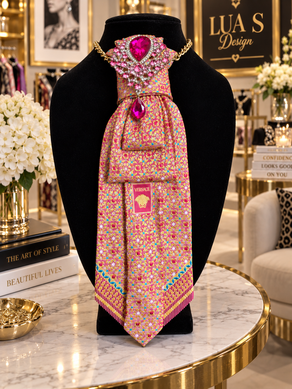 Versace tie “Pretty in Versace”