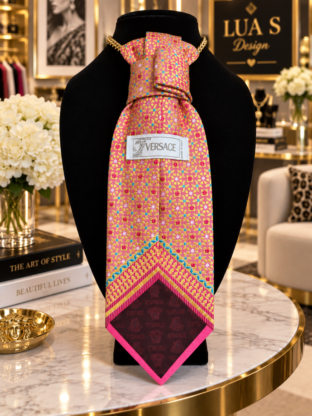 Versace tie “Pretty in Versace”