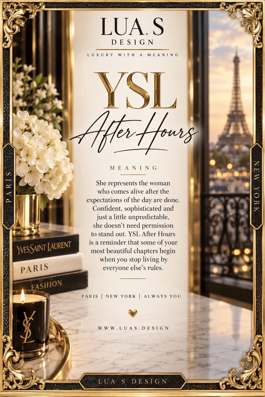 Yves Saint Laurent tie “YSL After Hours”
