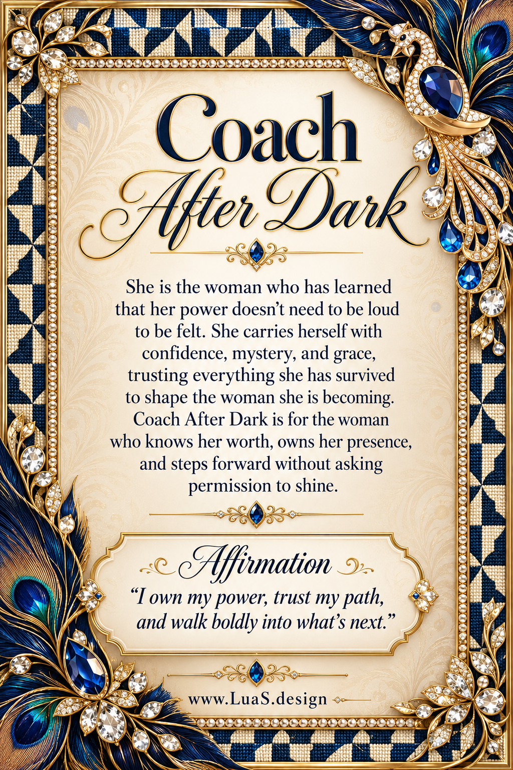 Coach tie “Coach After Dark”