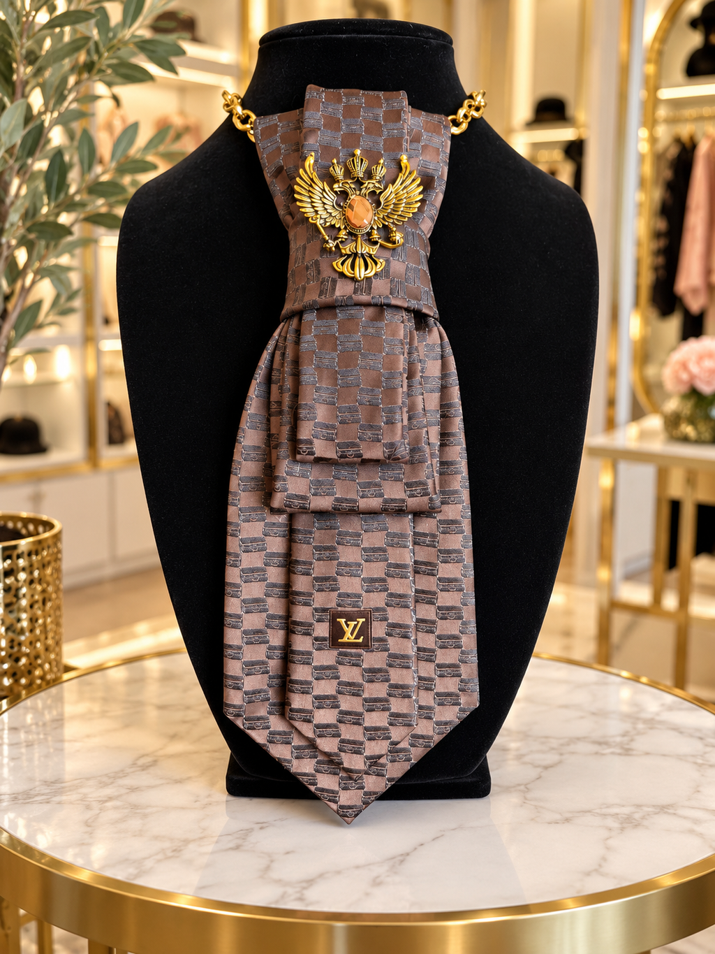 Louis Vuitton tie “LV Royal Reign”