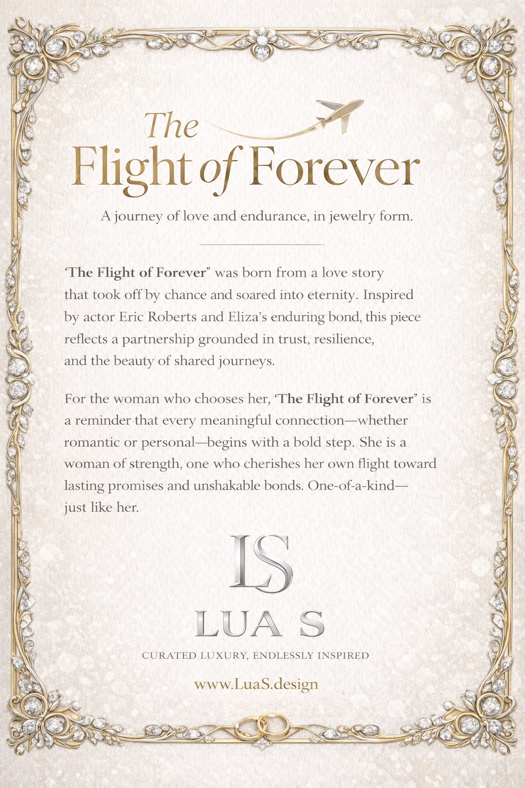 “The Flight of Forever” Actor Eric Roberts Tie