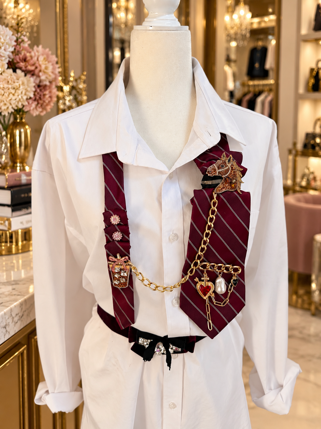 DKNY tie “Brewed to be Wild”