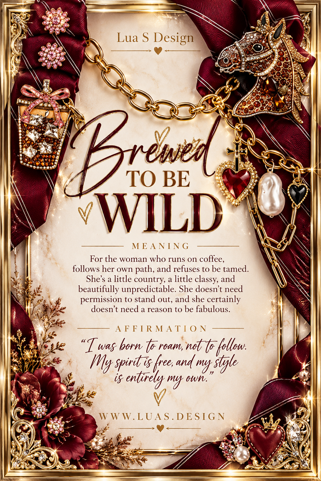 DKNY tie “Brewed to be Wild”