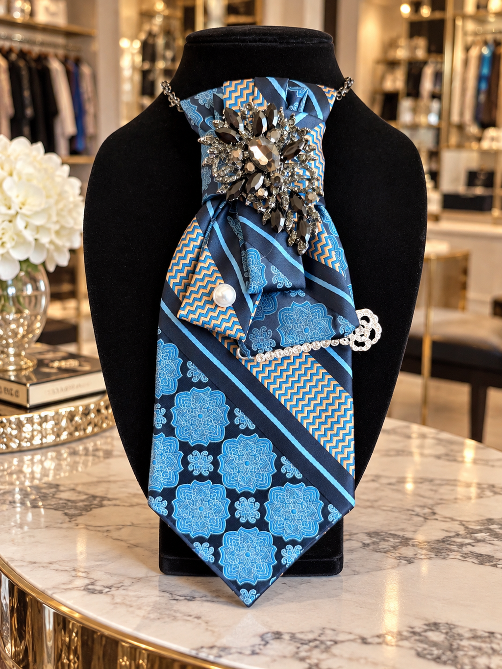 Givenchy tie “Abstract of Fear”
