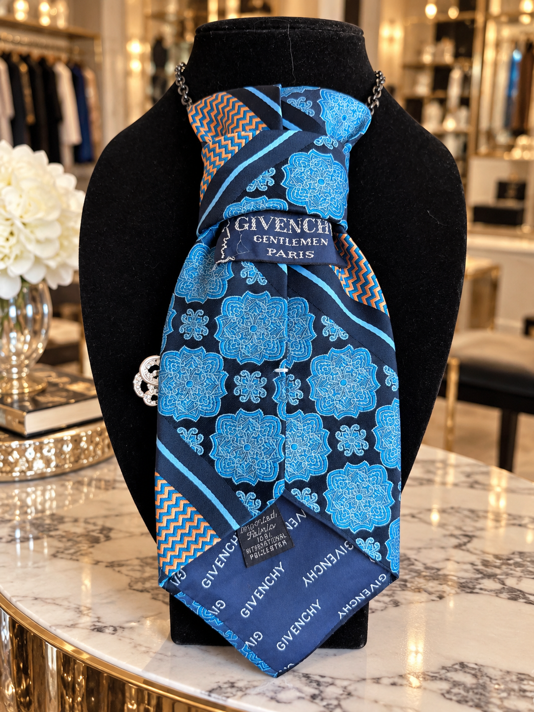 Givenchy tie “Abstract of Fear”