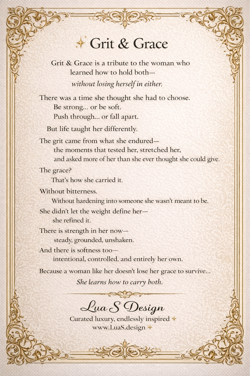 “Grit & Grace”