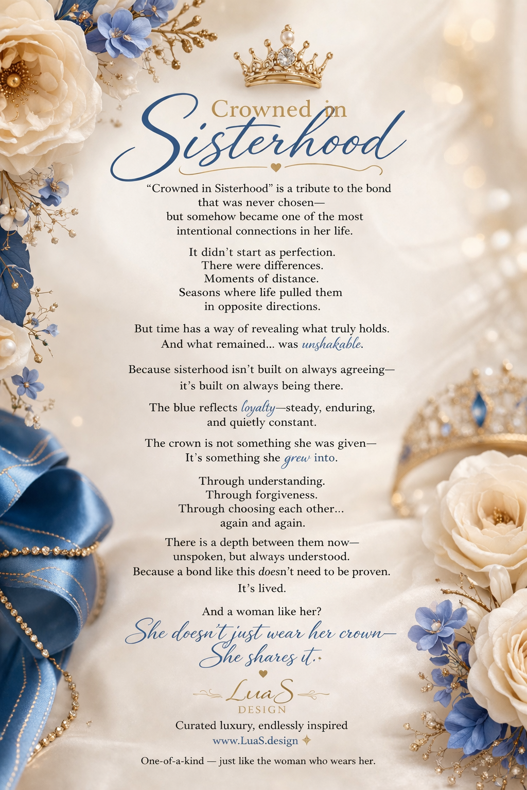 “Crowned in Sisterhood”