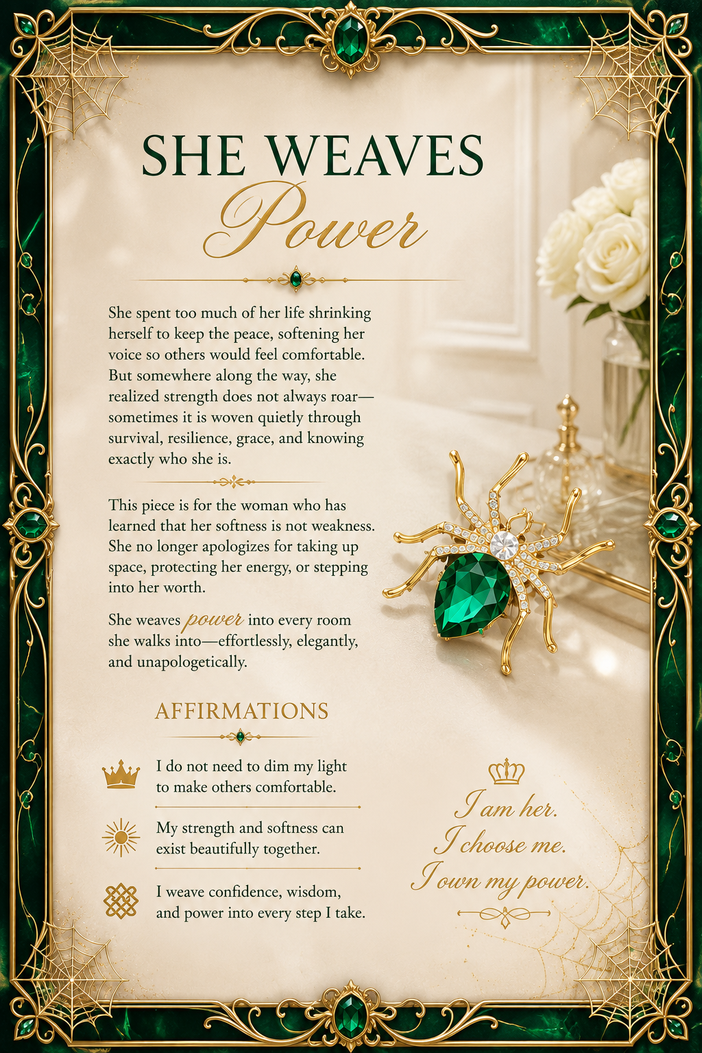 “She Weaves Power”