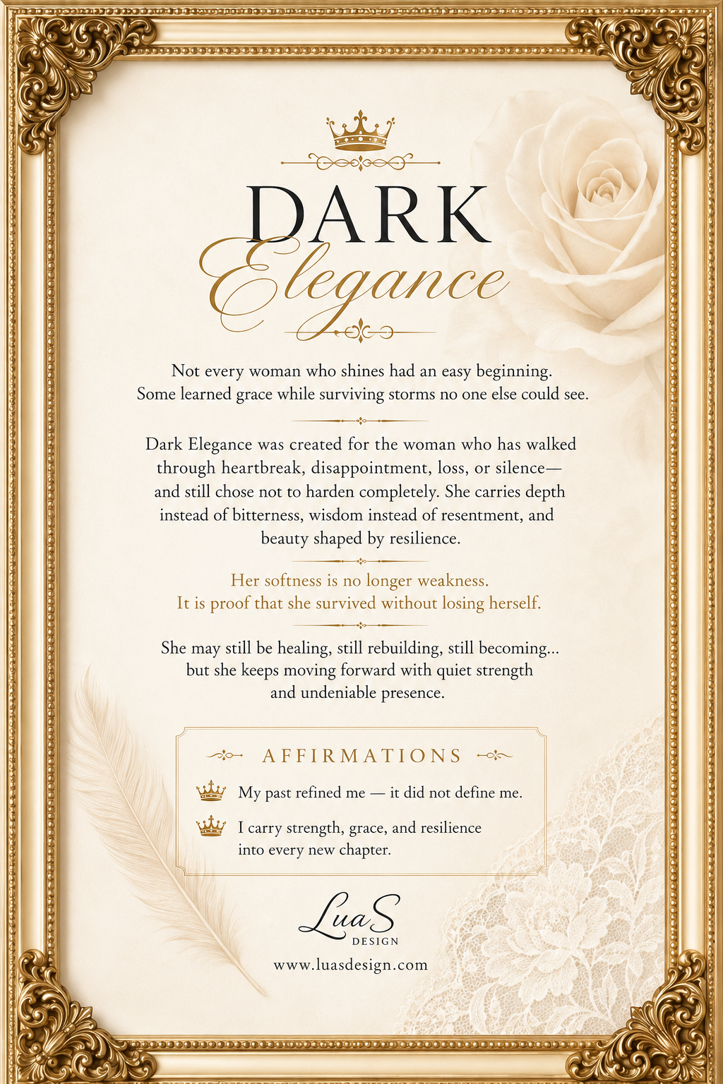 “Dark Elegance”