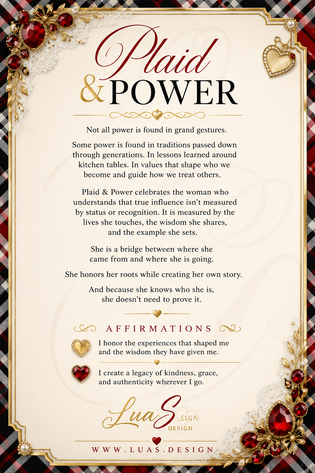 “Plaid & Power”