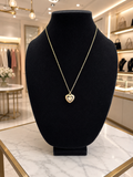 Vintage Heart Pendant Necklace