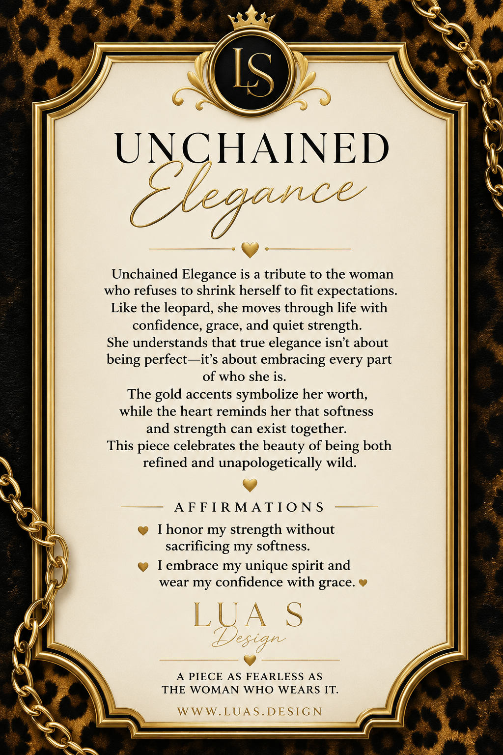 “Unchained Elegance”