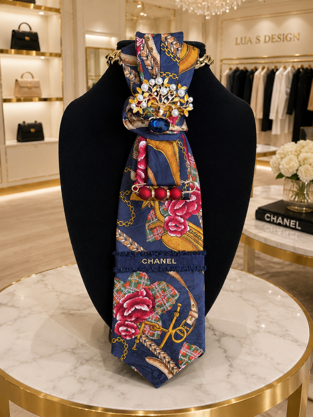 Burberry Tie Chanel Ribbon “Couture Crossroads”