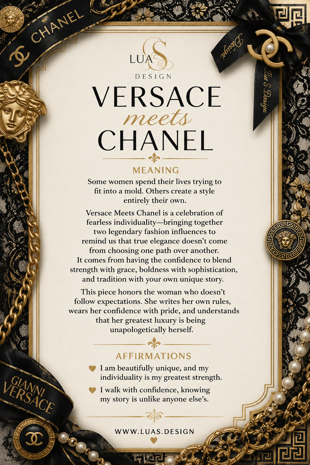 Gianni Versace “Versace meets Chanel”