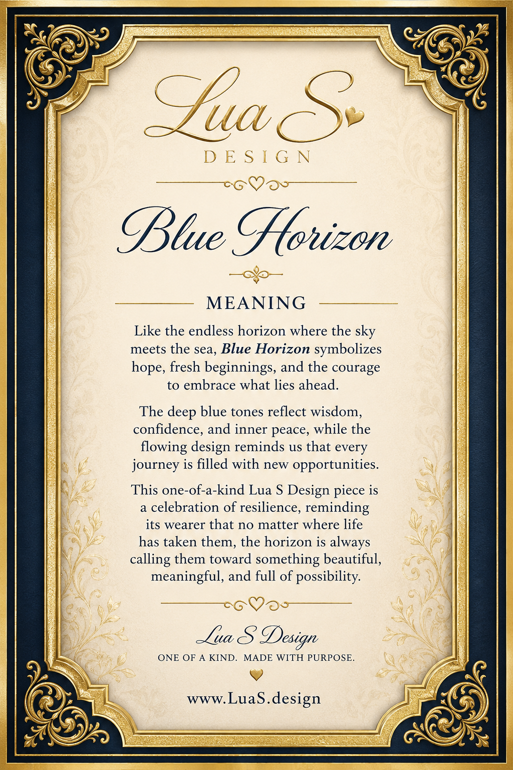 Gutteridge Dal 1878 “Blue Horizon