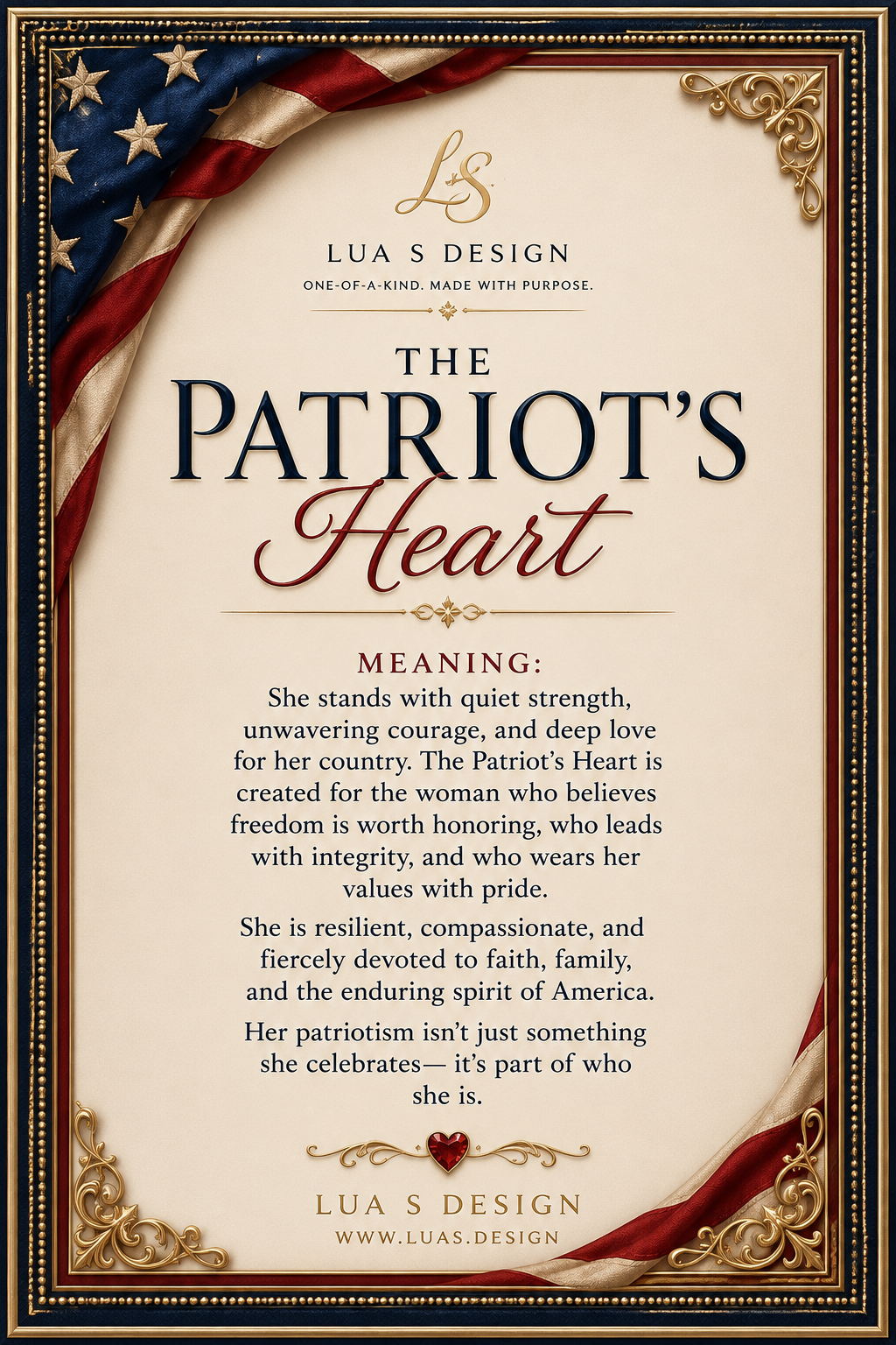 “The Patriots Heart”